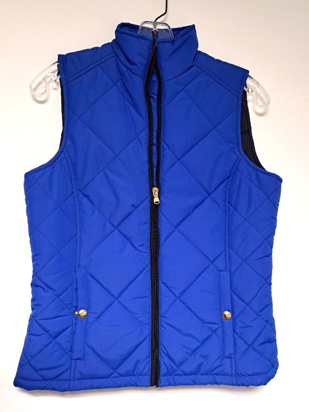 NICE RALPH LAUREN QUILTED LADIES WINTER VEST SIZE SMALL ZIPPER FRONT